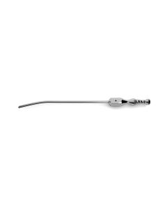 Adson Suction Tube, w/ finger cut-off, curved