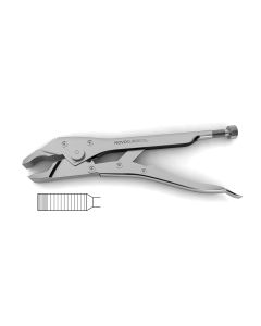 Locking Pliers, reinforced jaw hinge, self-locking lever w/ adjustment screw & one-handed quick release