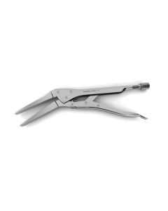 Needle Nose Locking Pliers, reinforced jaw hinge, self-locking lever w/ adjustment screw & one-handed quick release