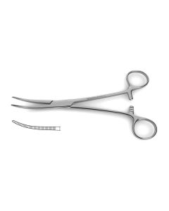 Crafoord (Coller) Artery Forceps, delicate pattern, curved