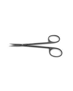 Ceramic Cut Iris Scissors, novocut™ (tungsten carbide blades w/ 1 micro serrated blade), 4-1/2" (11.4 cm)