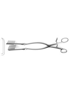 Beckmann-Eaton Laminectomy Retractor, hinged arms, 7x7 prongs, 12-1/2" (32.0 cm)
