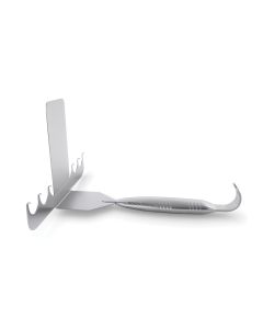 Saldhana Abdominal Retractor, 6-prong, 6" (15.2 cm) overall length