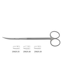 CV Elite - Lillehei-Potts Scissors - Supercut, supercut, ring handle, curved blades