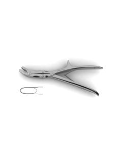 Stille-Luer Duckbill Rongeur, double-action, angled to side, 9" (23.0 cm)