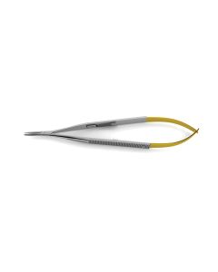 Jacobson Needle Holder, tungsten carbide, w/ lock, smooth, use w/ 4-0, 5-0 & 6-0 suture