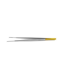 Gerald Thumb Forceps, tungsten carbide, serrated tips
