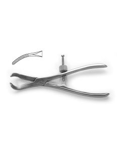Bone Reduction Forceps, curved jaws, speed lock