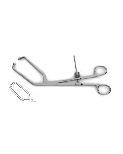 Pelvic Reduction Forceps, 1x1 teeth