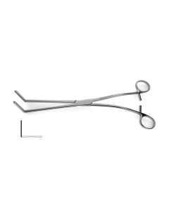 Glassman Stomach Resection Clamps, right angled jaws w/ atraumatic serrations, 9-1/2" (24.0 cm)
