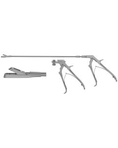 Yeoman Rotating Rectal Biopsy Forceps, improved pistol grip handle, rotating shaft, straight jaws, oval basket