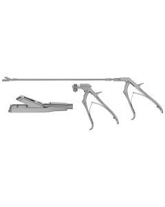 Yeoman Rotating Rectal Biopsy Forceps, improved pistol grip handle, rotating shaft, straight jaws w/ teeth, oval basket
