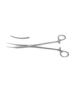 Crafoord Coarctation Forceps, horizontal serrations