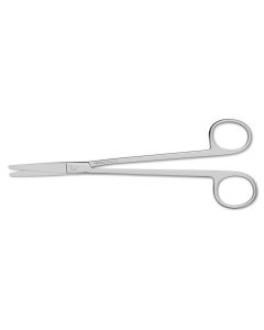 Cooley Cardiovascular Scissors, curved on flat, mayo-type tips