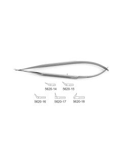 CV Elite - Zenith Jacobson Micro Scissors - Flat Handle - Angled Tips, flat handle, nano angled blades