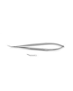 CV Elite - Jacobson Micro Scissors - Flat Handle - Fine Blades Angled On Flat
