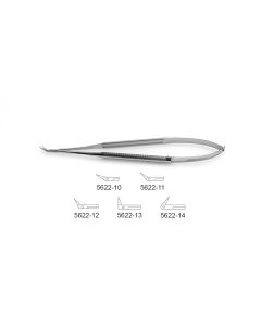 CV Elite - Zenith Jacobson Micro Scissors - Round Handle - Angled Tips, round handle, nano angled blades