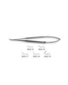 CV Elite - Jacobson Micro Scissors - Round Handle - Angled Tips, round handle