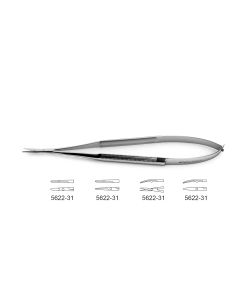 CV Elite - Castroviejo Micro Scissors - Round Handle - Straight/Curved Tips, round handle