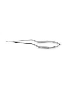 CV Elite - Micro Vannas Scissors - Flat Handle, Bayonet-Style