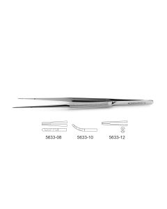 CV Elite - Micro Platform Tip Forceps, lightweight round handle, tips impregnated w/ fine tungsten carbide dust, platform tips