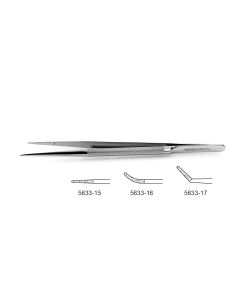 CV Elite - Micro Forceps W/ Lightweight Round Handle, lightweight round handle, tips impregnated w/ fine tungsten carbide dust