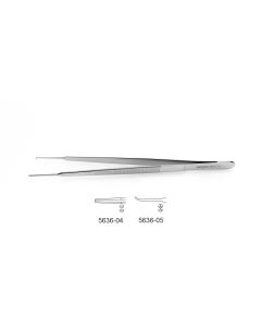 CV Elite - Gerald Forceps - Delicate 1X2 Teeth, flat handle, delicate 1x2 teeth, 7" (18.0 cm)