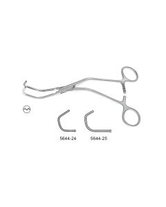 CV Elite - Novo Anastomosis Clamp, debakey jaws, 3.5 cm jaws