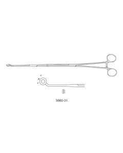 CV Elite - Hallmann-Gregory Clamp, round ring tip jaw (15.0 mm diameter) w/ 2x3 debakey teeth