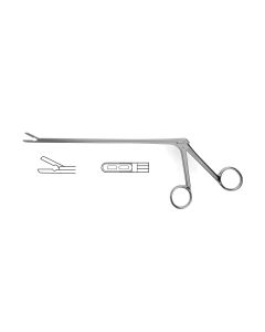 Caspar-Type Ivd Rongeur, double fenestrated jaw, back of cup serrated
