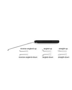 Cervical Axial Curettes, angled handle, 8-1/2" (21.0 cm)