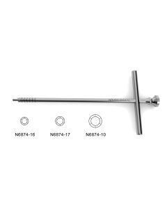 Michele Trephines, graduated 1/4" to 1-1/4", shaft 6-1/4" (16.0 cm)