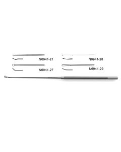 Yasargil Micro Neuro Round Handle Dissector, straight shaft, 7-1/4" (18.5 cm)