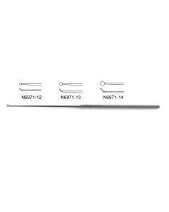 R-Type Round Dissector, straight shaft, 7-1/2" (19.0 cm)