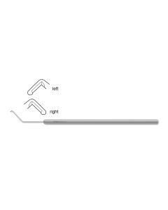 Nagahara Nucleus Chopper, 1.25 mm tip & blade offset at 60 degree angle, round knurled handle, 4-1/2" (11.4 cm)