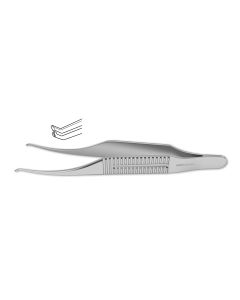 Troutman-Barraquer Corneal Utility Forceps (Colibri Type), very delicate, 0.12 mm teeth, 3" (7.5 cm)