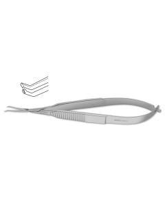Maumenee Corneal Forceps, colibri type w/ 0.5 mm tying platform mounted on a pivot action handle, 0.10 mm teeth, 4-3/4" (12.0 cm)