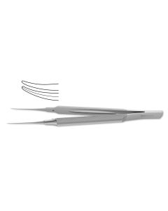 Tennant Tying Forceps, 6.0 mm smooth platform, 4" (10.0 cm)