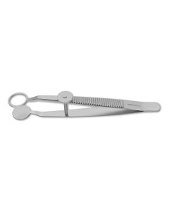 Lambert Chalazion Forceps, smooth blade, locking thumb screw, 3-1/2" (9.5 cm)