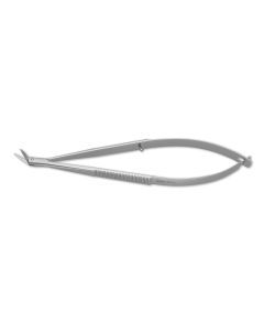 Castroviejo Corneal Section Scissors, micro pattern, lower blade 0.5 mm longer than upper blade, 6.0 mm lower blade, blunt tips, 4-1/8" (10.5 cm)
