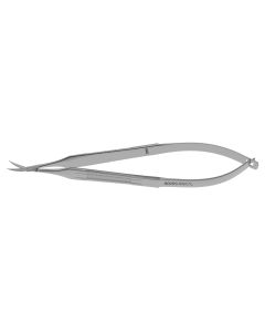 Vannas Capsulotomy Scissors, very delicate 6.0 mm blades, wide handle, 4-1/2" (11.5 cm)