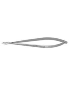 Castroviejo Needle Holder, delicate, 10.0 mm smooth jaws, flat handle, 5.6" (14.1 cm)