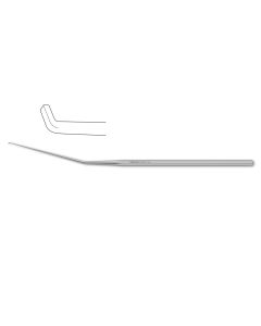 Hough Hoe-Style Elevator, 0.5 mm tip, angled shaft, 6" (15.0 cm)