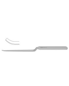 House Bayonet Elevator & Chisel, flat bayonet handle, curved scraping tip, 6-3/4" (17.0 cm)