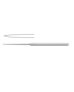 Shambaugh-Derlacki Needle, straight tip w/ angled shaft, 6-1/4" (16.0 cm)