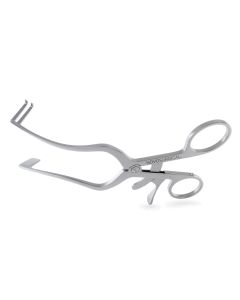Bellucci-Wullstein Retractor, solid 10.0 x 20.0 mm blade & 2 blunt prongs, 45.0 mm inside spread, 5" (12.5 cm)