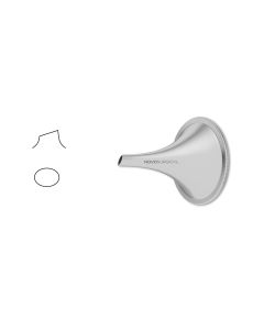 Farrior Ear Speculum, Oval, Angled (Oblique) End