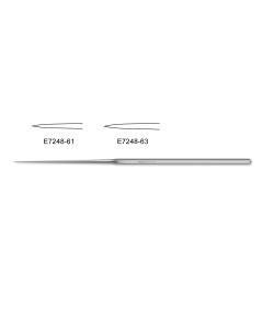 Saunders-Paparella Needle, straight, malleable shaft, 6-1/2" (16.5 cm)