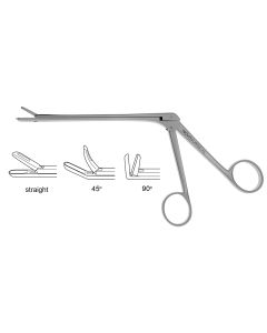 Weil-Blakesley Nasal Forceps, pointed fenestrated cups, 4-3/4" (12.0 cm) shaft