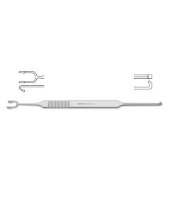Neivert Knife Guide & Retractor, w/ 2 ball tips, 10.0 mm wide